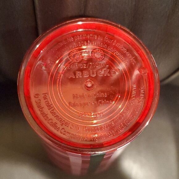 STARBUCKS Ban.do 2018 Holiday Pink Plaid Tumbler Venti Travel Cup - 24 O… - Picture 5 of 5